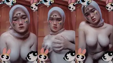 Jilbab Manja Pasrah Digrepe Montok poster