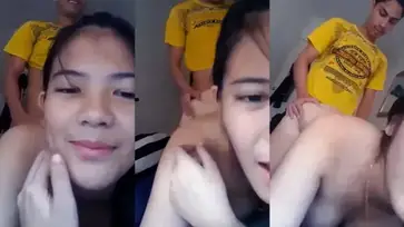 Pacar nakal doggy sambil direkam poster